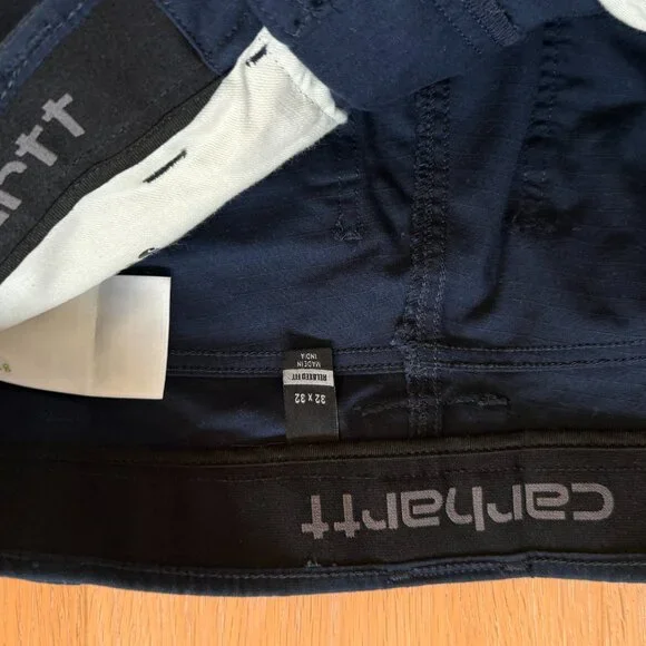 Carhartt Steel Relaxed Fit Double Front Multi-Pocket Cargo Trousers - Picture 9 of 11